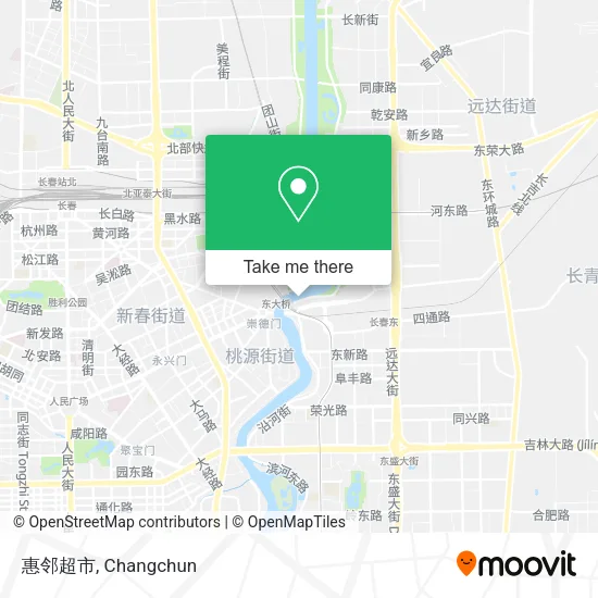 惠邻超市 map
