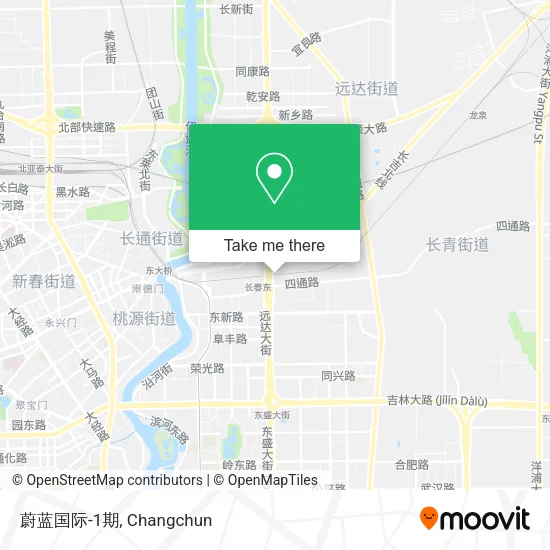 蔚蓝国际-1期 map