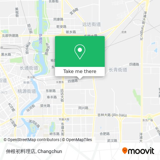 伸根初料理店 map