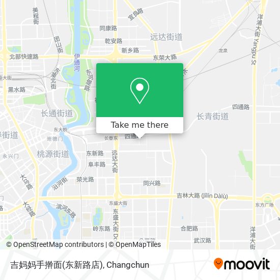 吉妈妈手擀面(东新路店) map