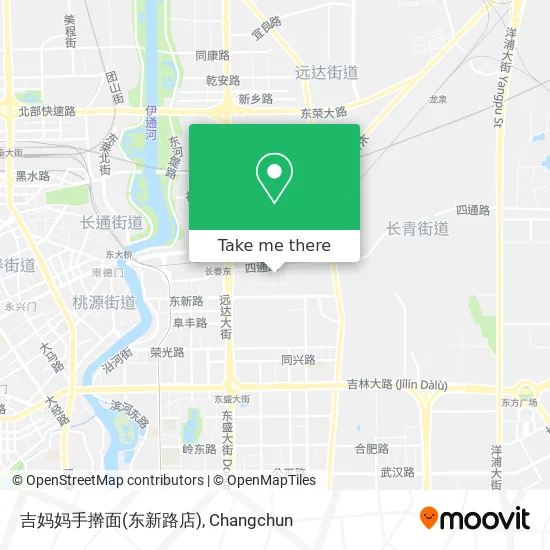 吉妈妈手擀面(东新路店) map
