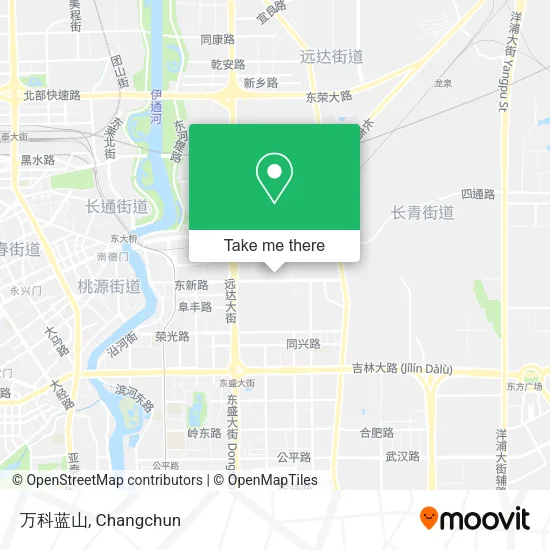 万科蓝山 map