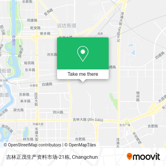 吉林正茂生产资料市场-21栋 map