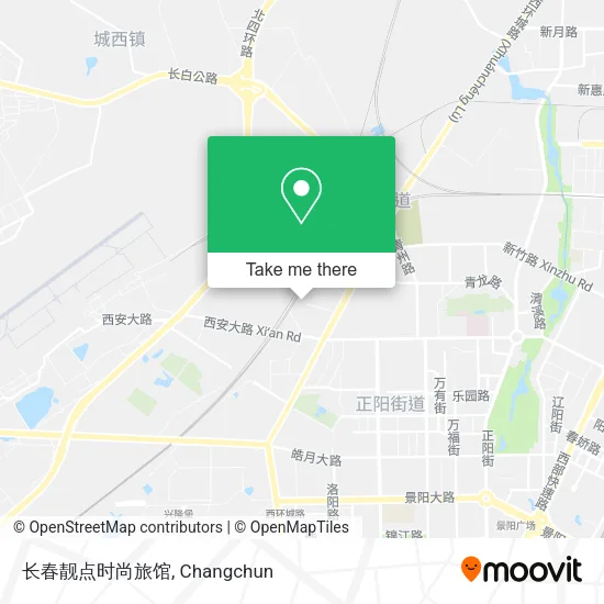 长春靓点时尚旅馆 map