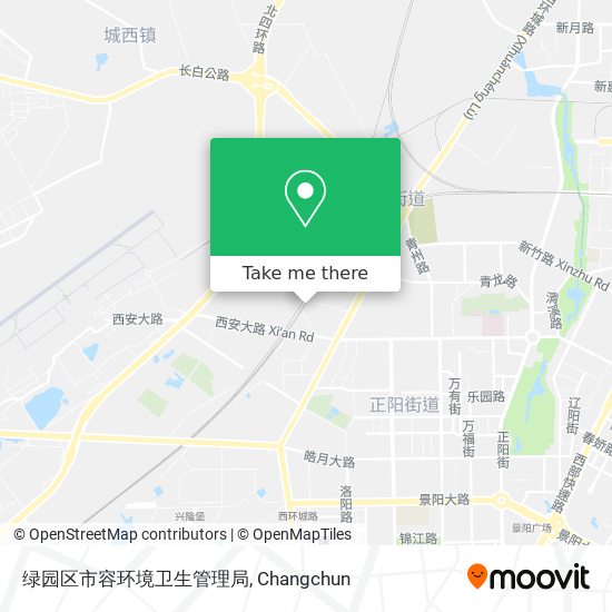 绿园区市容环境卫生管理局 map