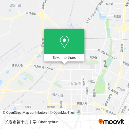 长春市第十九中学 map