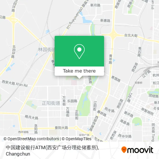 中国建设银行ATM(西安广场分理处储蓄所) map