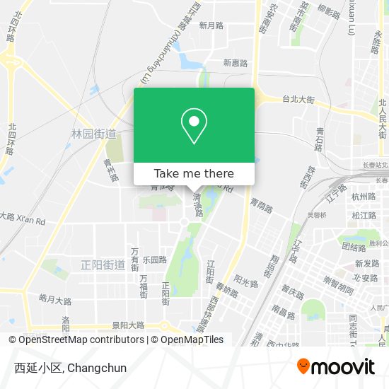 西延小区 map