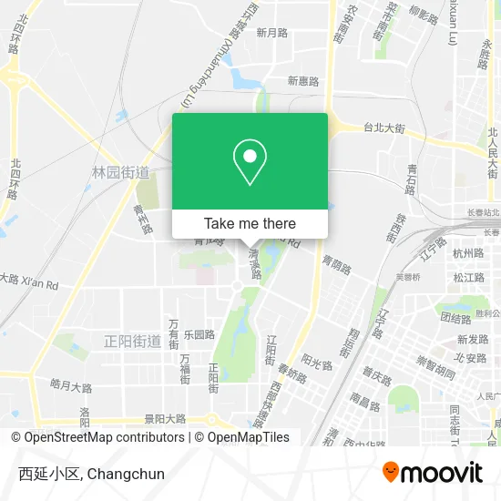 西延小区 map