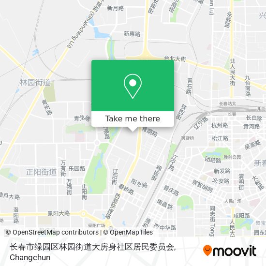 长春市绿园区林园街道大房身社区居民委员会 map