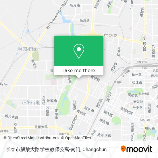 长春市解放大路学校教师公寓-南门 map