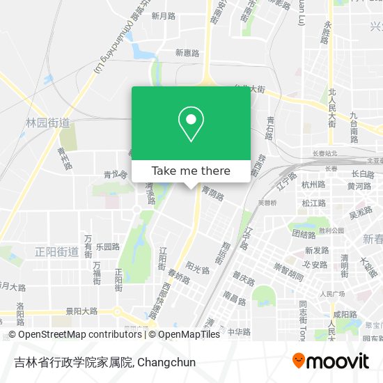 吉林省行政学院家属院 map