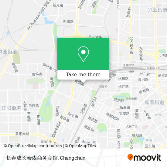 长春成长泰森商务宾馆 map