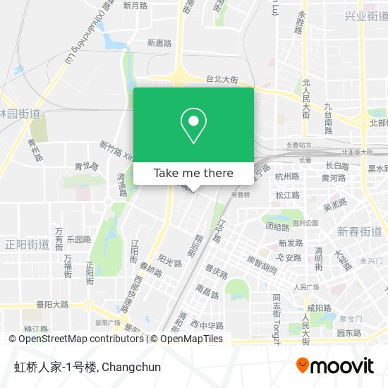 虹桥人家-1号楼 map
