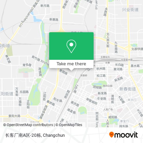 长客厂南A区-20栋 map