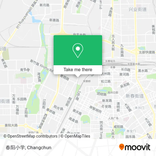 春阳小学 map