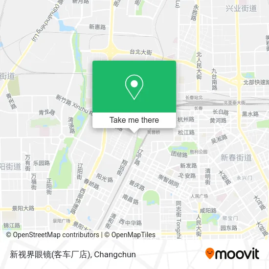 新视界眼镜(客车厂店) map