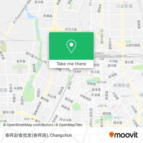 春晖副食批发(春晖路) map