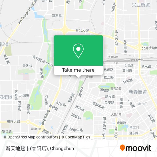 新天地超市(春阳店) map