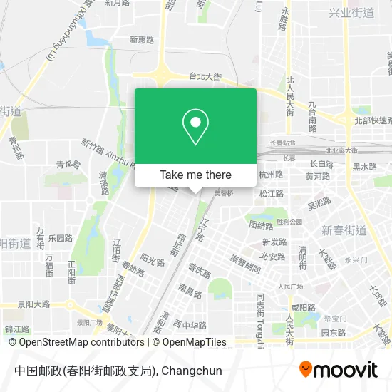 中国邮政(春阳街邮政支局) map