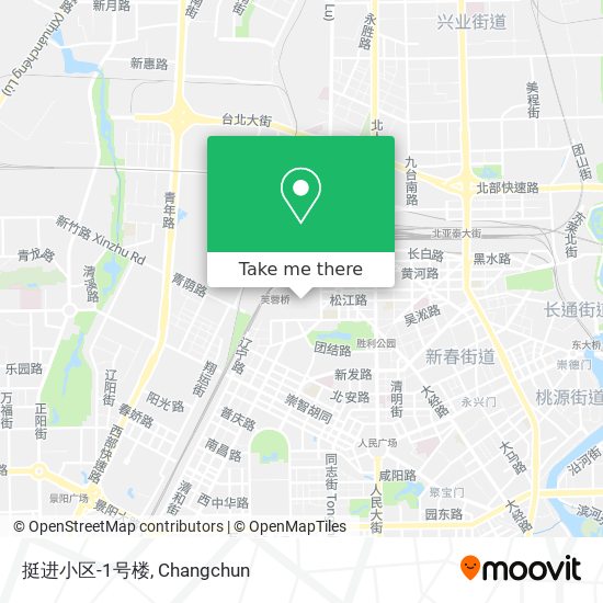 挺进小区-1号楼 map