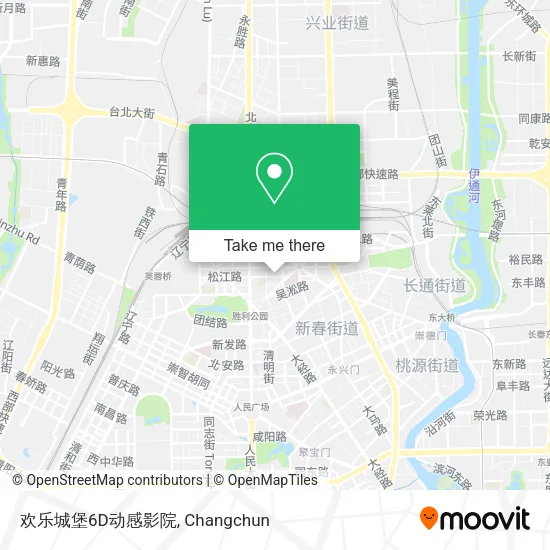 欢乐城堡6D动感影院 map