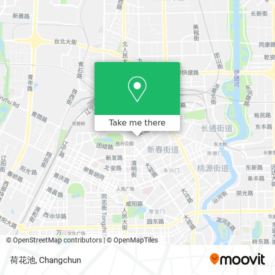 荷花池 map