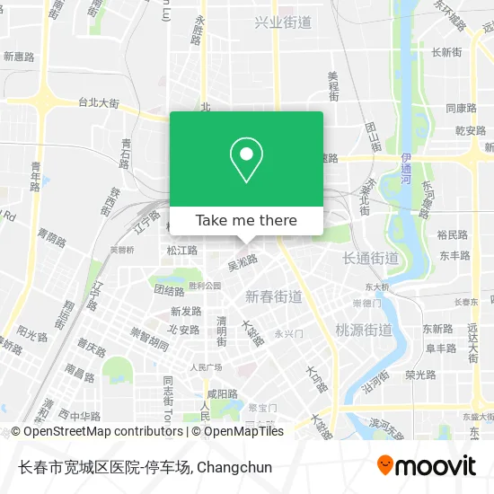 长春市宽城区医院-停车场 map