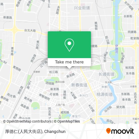 厚德仁(人民大街店) map