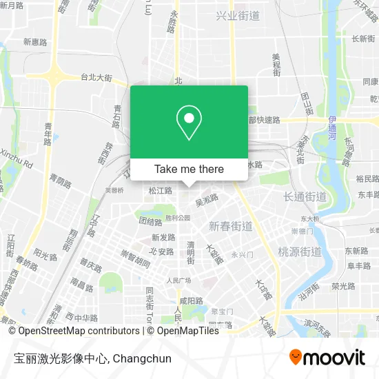 宝丽激光影像中心 map