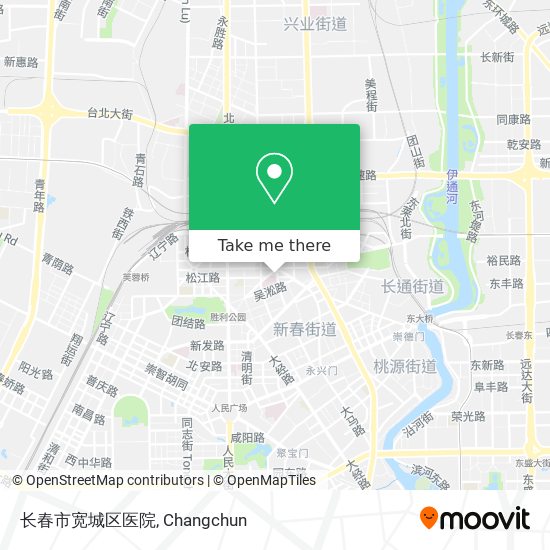 长春市宽城区医院 map