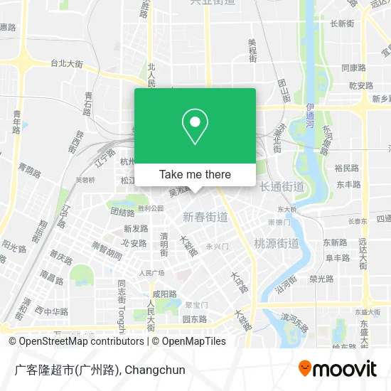 广客隆超市(广州路) map