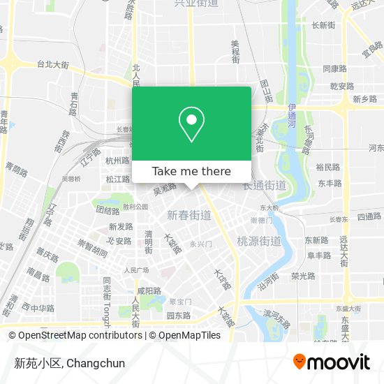 新苑小区 map