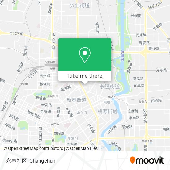 永春社区 map