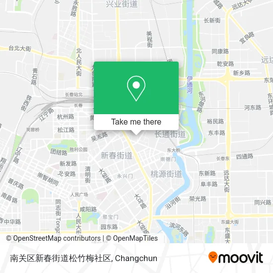 南关区新春街道松竹梅社区 map