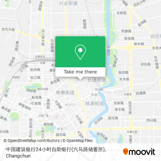 中国建设银行24小时自助银行(六马路储蓄所) map