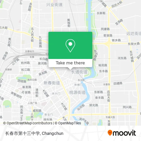 长春市第十三中学 map