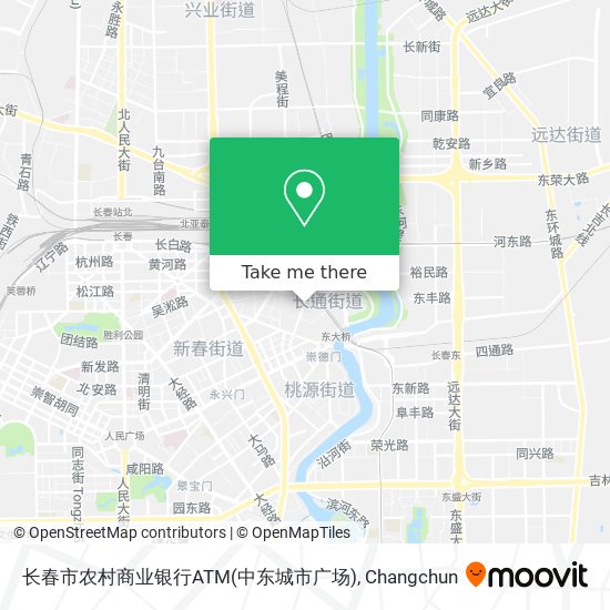 长春市农村商业银行ATM(中东城市广场) map