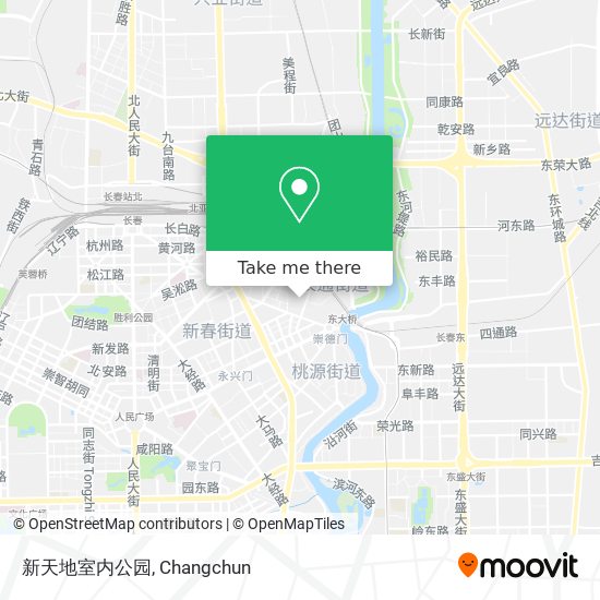新天地室内公园 map