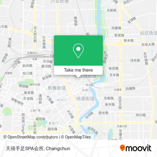 天禧手足SPA会所 map
