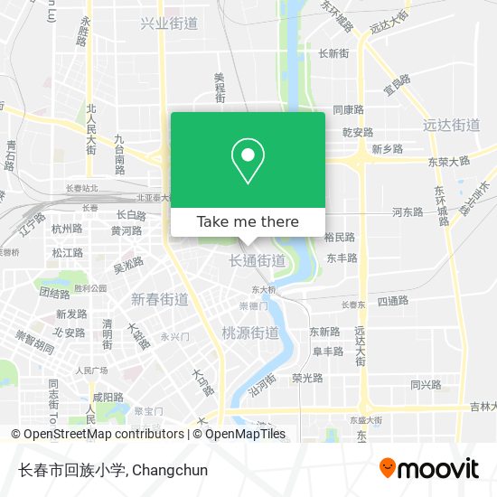长春市回族小学 map
