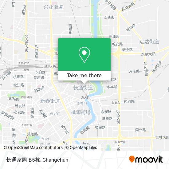 长通家园-B5栋 map