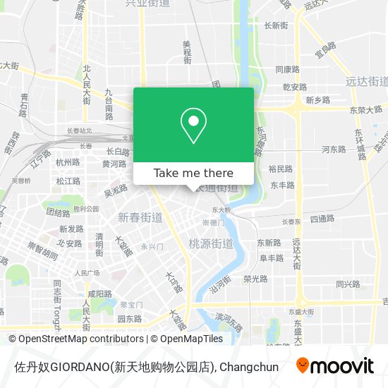 佐丹奴GIORDANO(新天地购物公园店) map