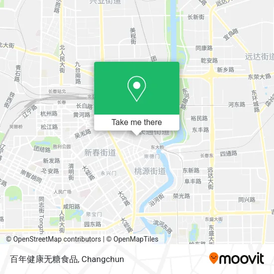 百年健康无糖食品 map