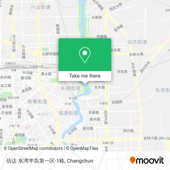 信达·东湾半岛第一区-1栋 map