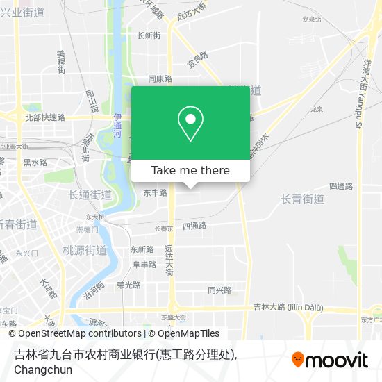 吉林省九台市农村商业银行(惠工路分理处) map