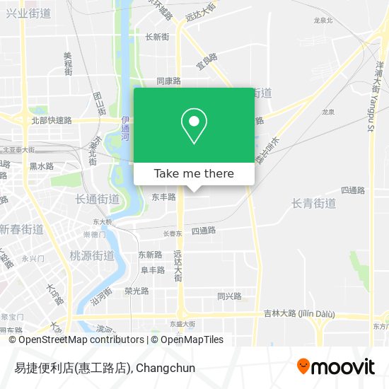 易捷便利店(惠工路店) map