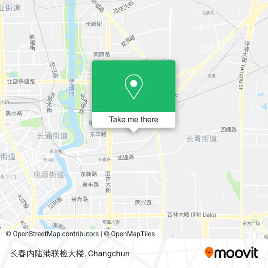 长春内陆港联检大楼 map