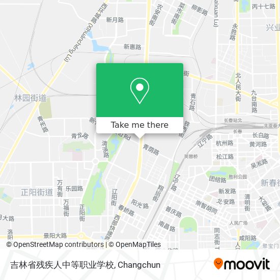 吉林省残疾人中等职业学校 map