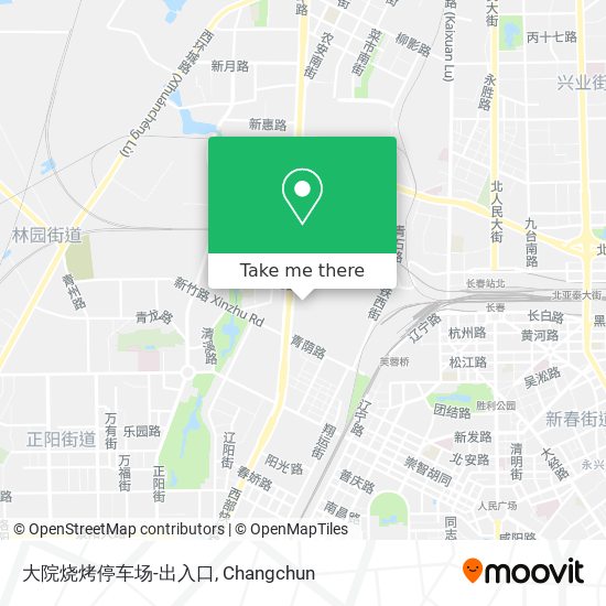 大院烧烤停车场-出入口 map